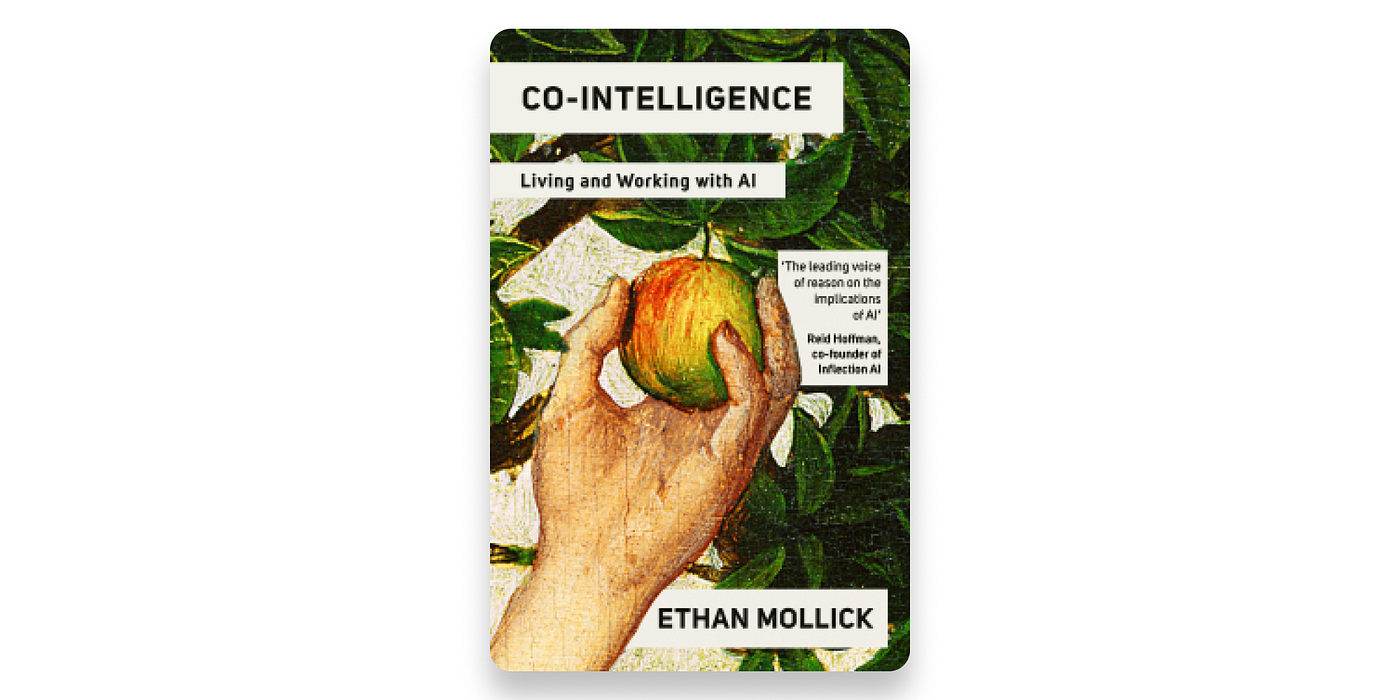 Image of the book cover of Co-Intelligence by Ethan Mollick