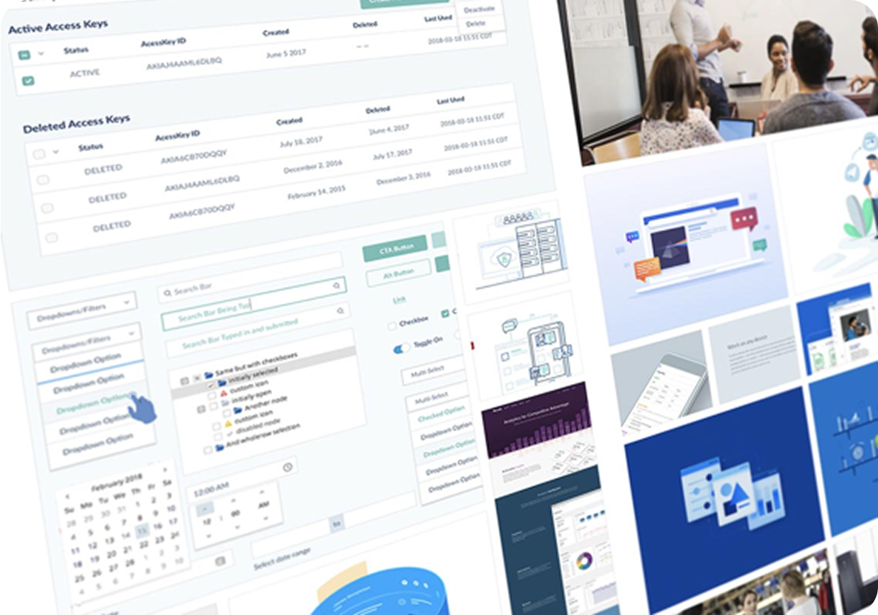 Detailed design system deliverable showcase by SeaLab