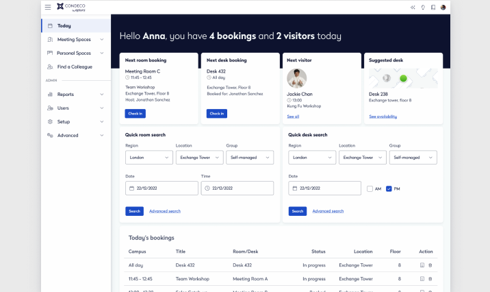 Condeco after image showing clean white design matching the after images above