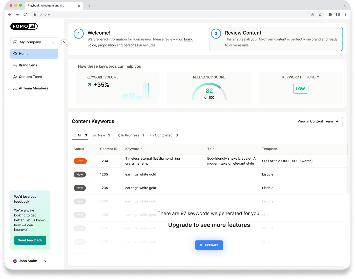 Stacked dark and light mode designs of elearning platform dashboard