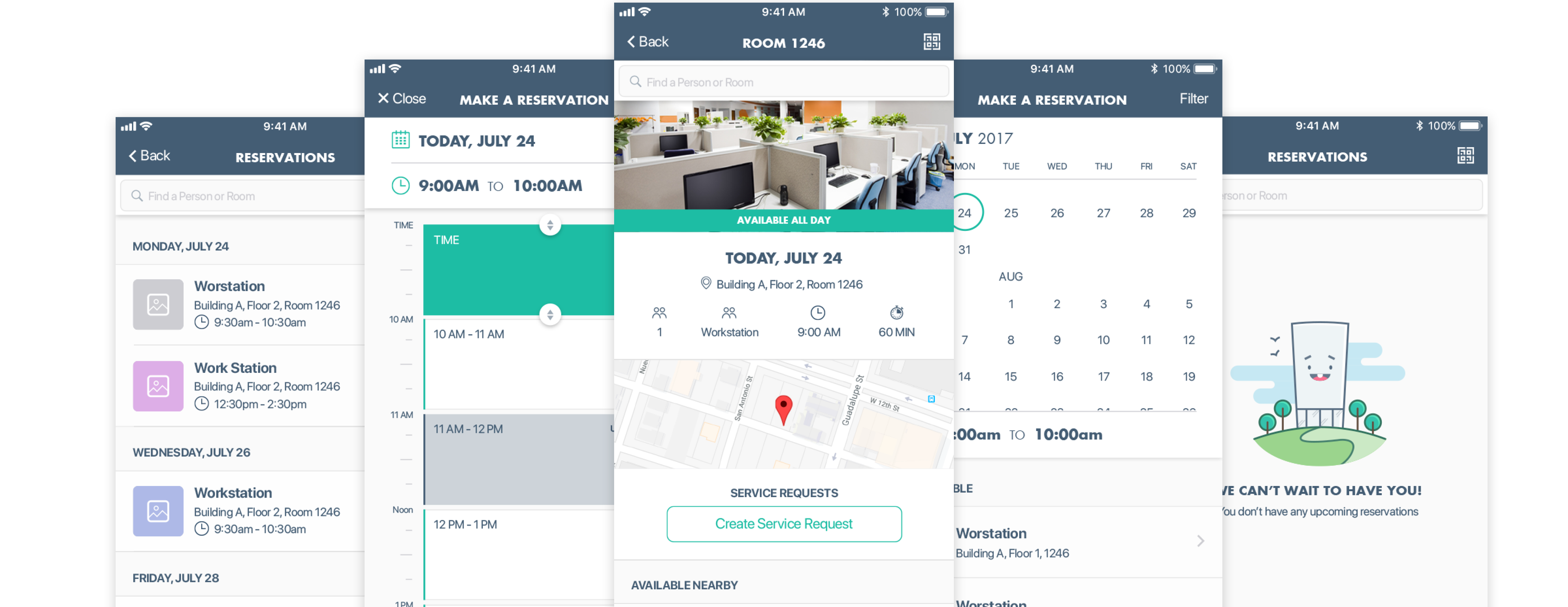 Stacked final mobile app design preview created by SeaLab